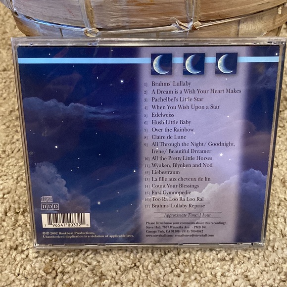 🆕NIP: STEVE HALL- Sweet Dreams Treasured Lullabies (Piano) CD 💿 - Picture 2 of 3